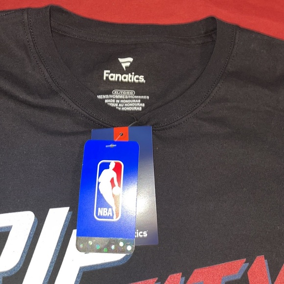 Fanatics Portland Trail Blazers NBA Playoffs Slogan Long Sleeve Black T-Shirt XL - Picture 4 of 4